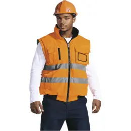 Barricade Jacket Orange Without Sleeves